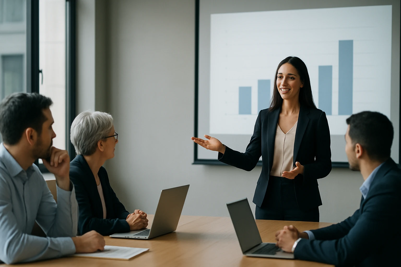 Ein Landwirt nutzt ein Tablet auf einem Feld mit einem Traktor im Hintergrund.