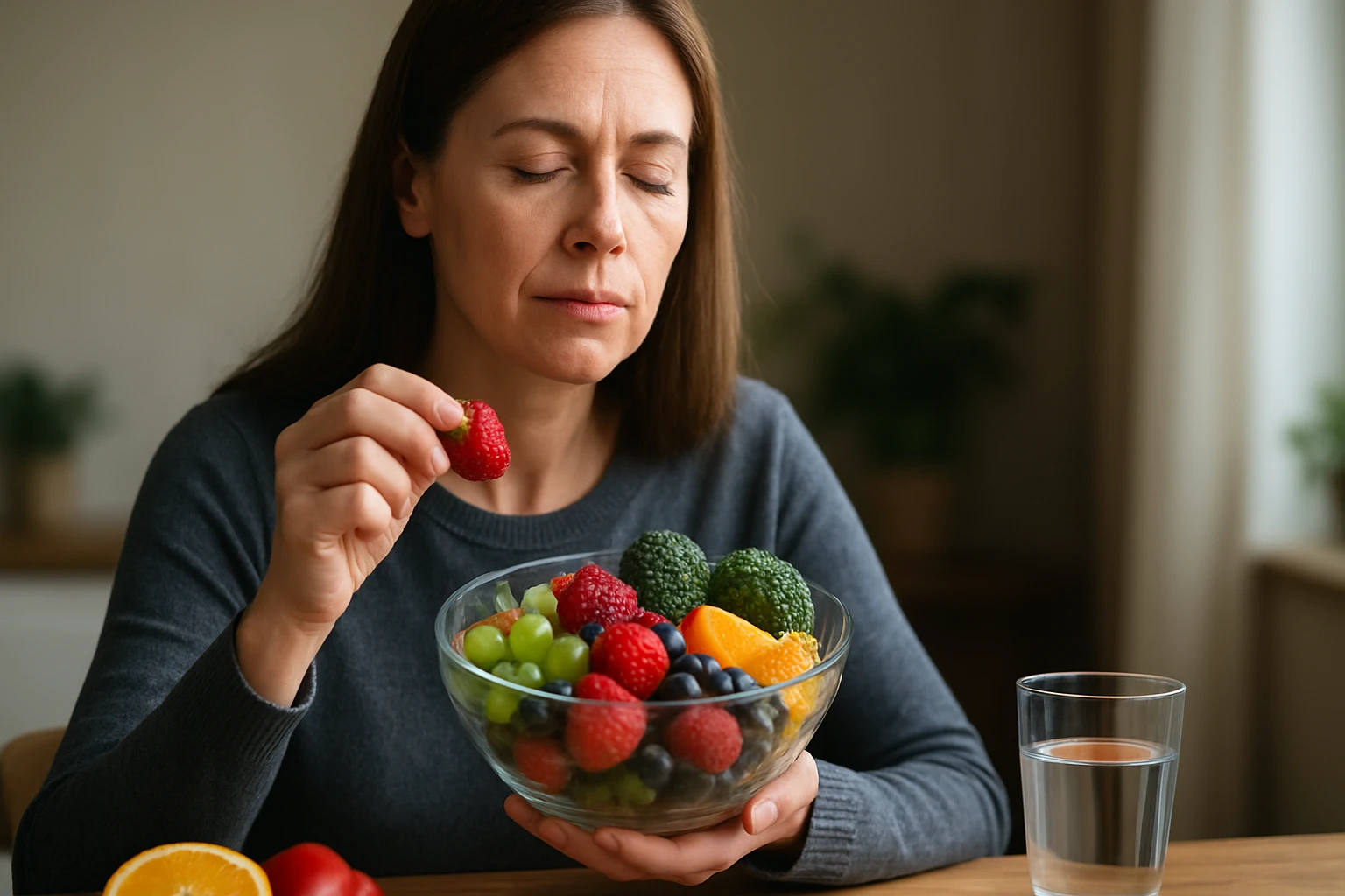Eine Mutter hält ihr neugeborenes Baby in einem Krankenhausbett, während ein Arzt im Hintergrund steht.