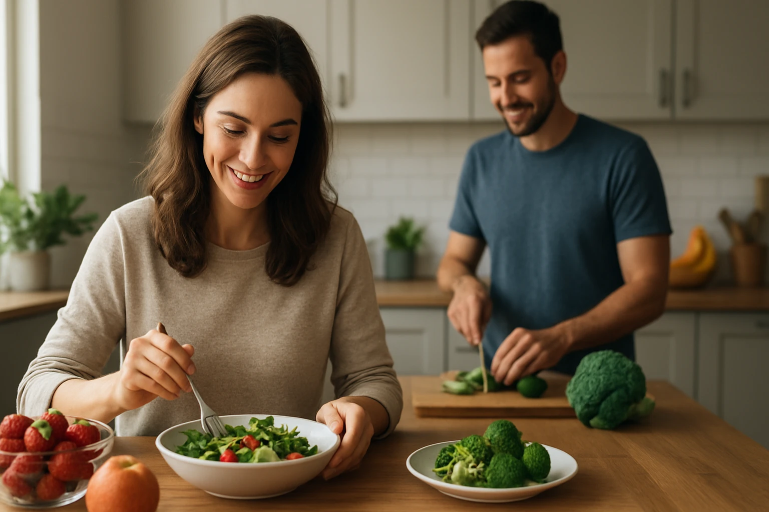 Ein besorgter Mann sitzt vor einem Laptop und schaut nachdenklich.