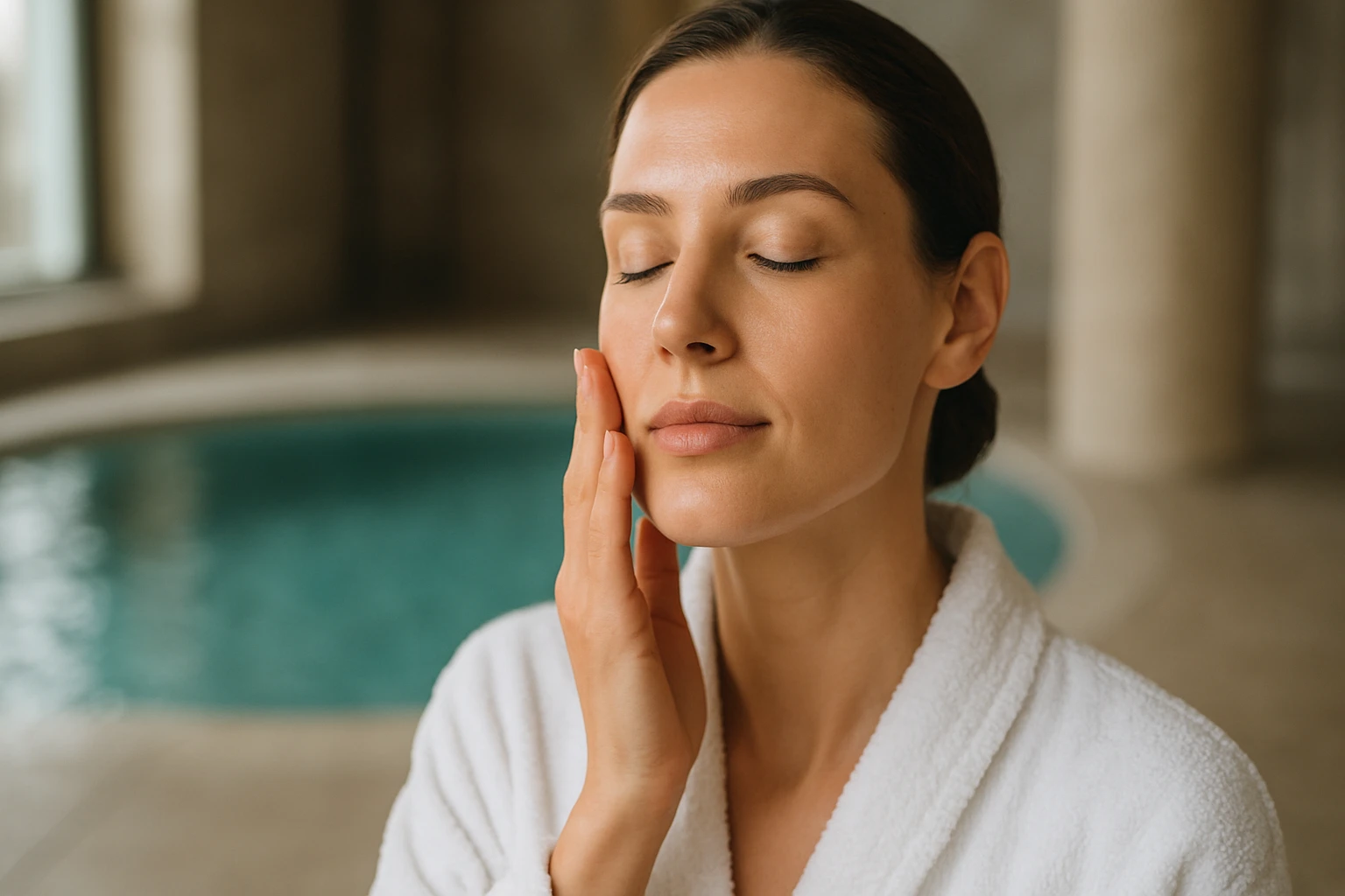 Ein Mechaniker hält ein Auto-Ersatzteil in der Werkstatt in der Hand.