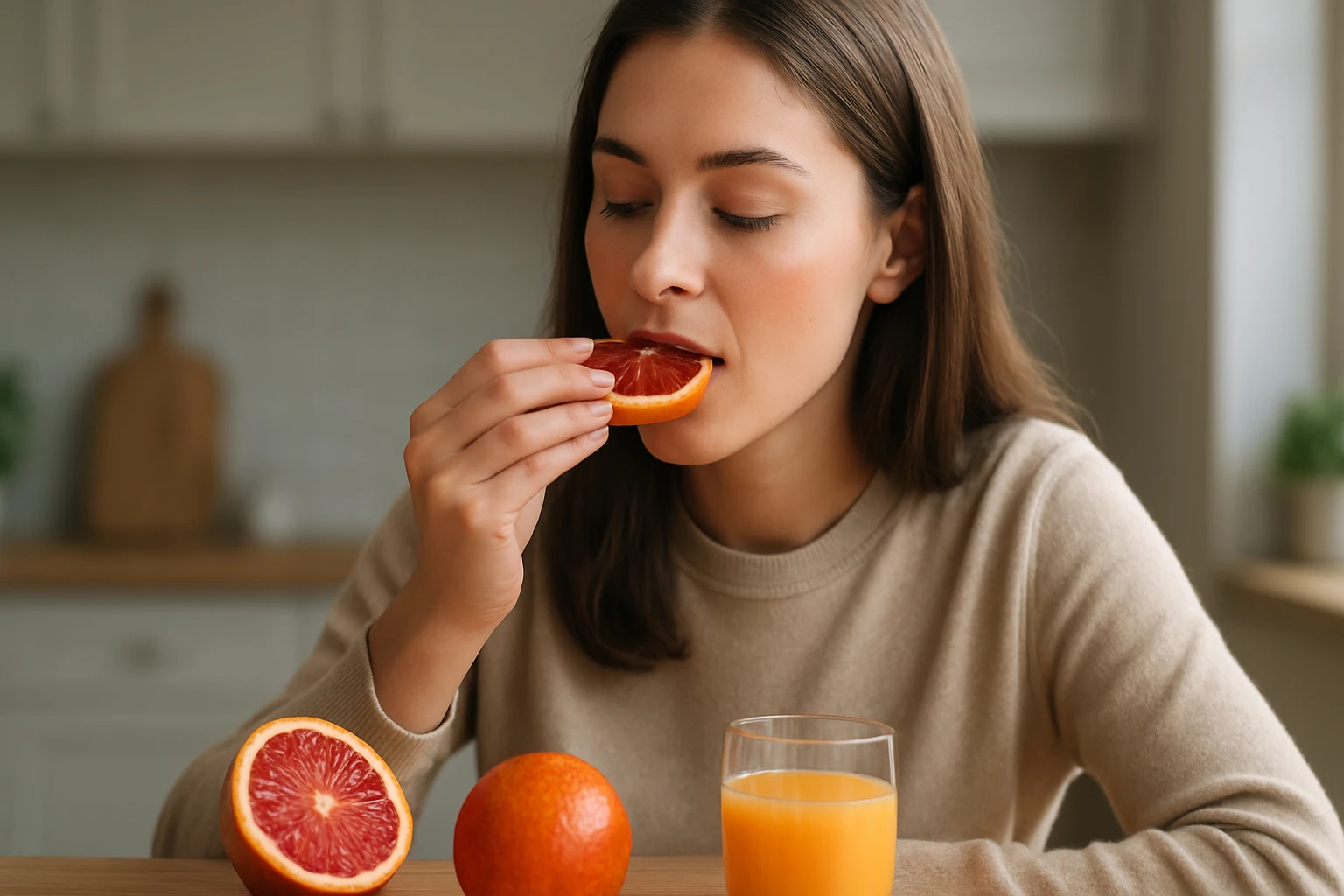 Ein Wissenschaftler in einem Labor hält ein Glas mit blauer Flüssigkeit und DNA-Muster.