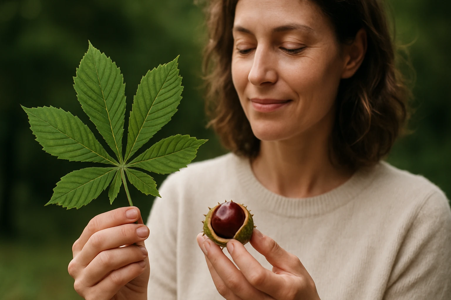 Eine besorgte Frau sitzt am Tisch, während ein Arzt ihr ein Medikament erklärt.