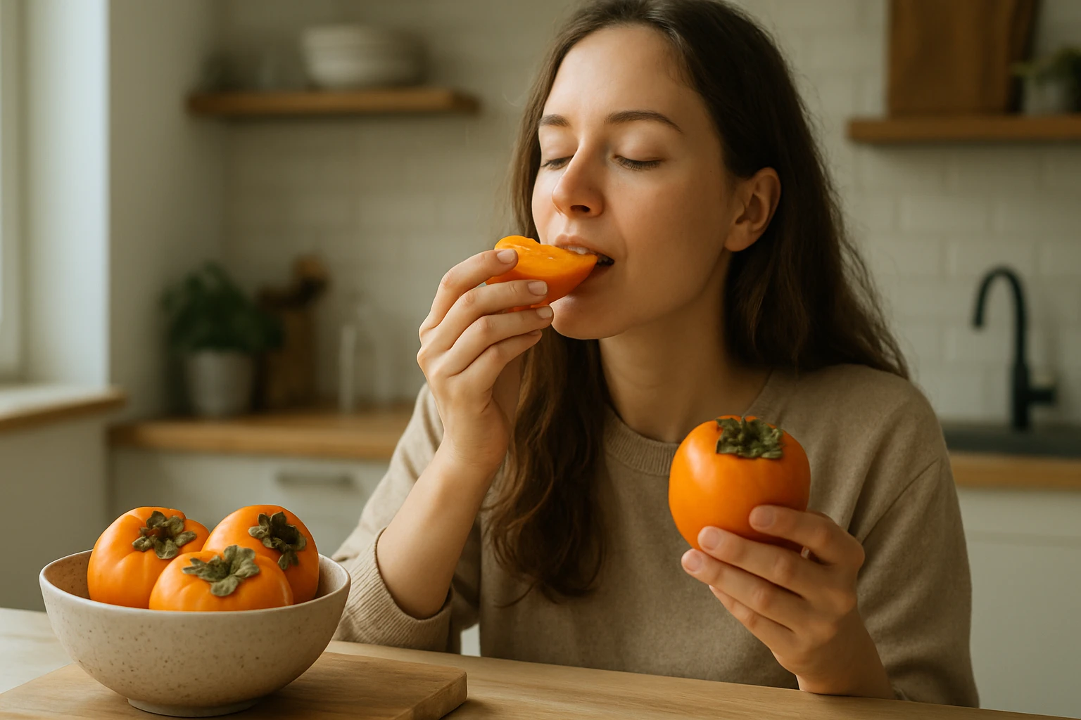 Ein Mann in Anzug zeigt auf eine Bitcoin-Münze vor einem Laptop mit Diagramm.