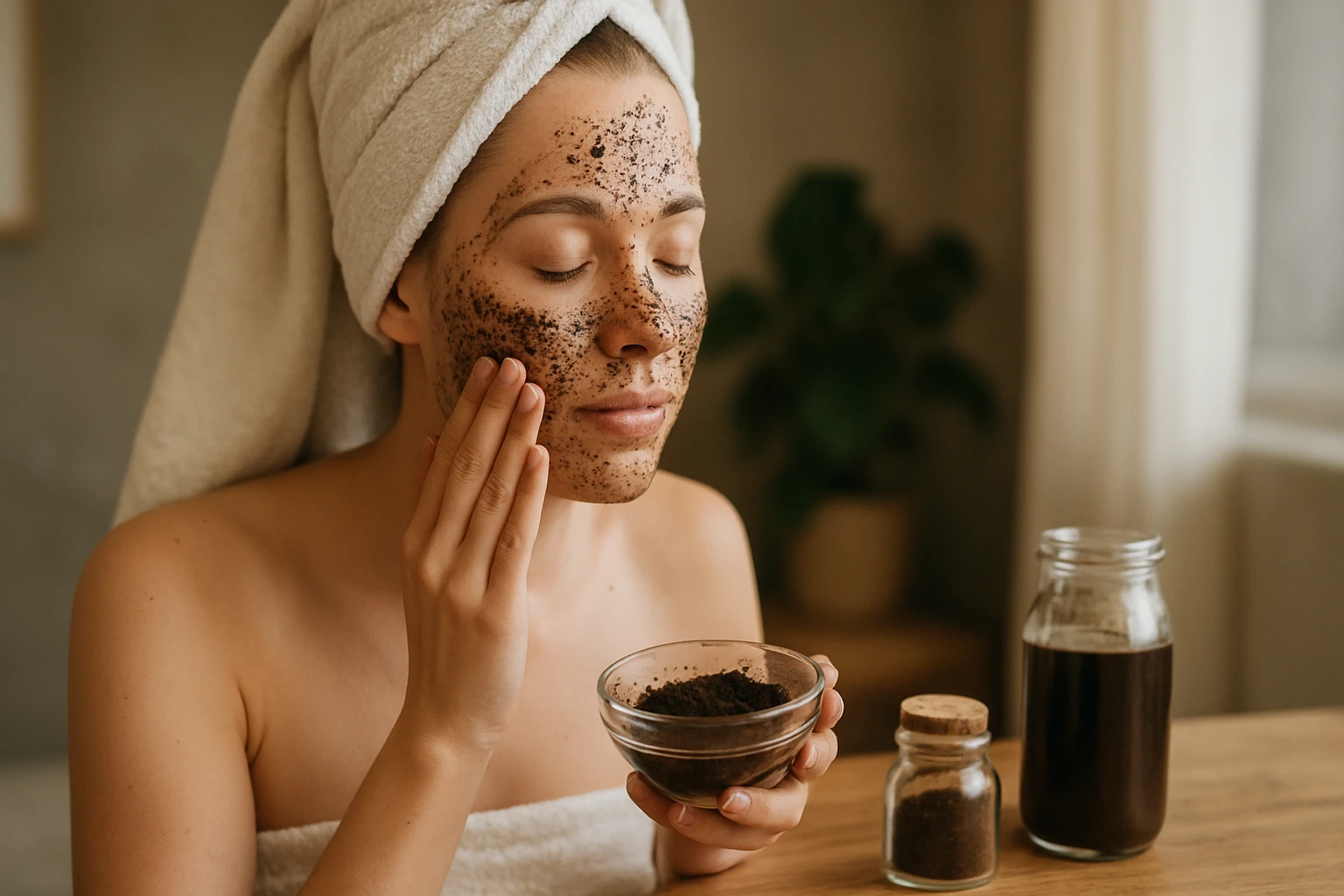 Ein Mann im Fitnessstudio hält sich den Bauch und zeigt Anzeichen von Unwohlsein.