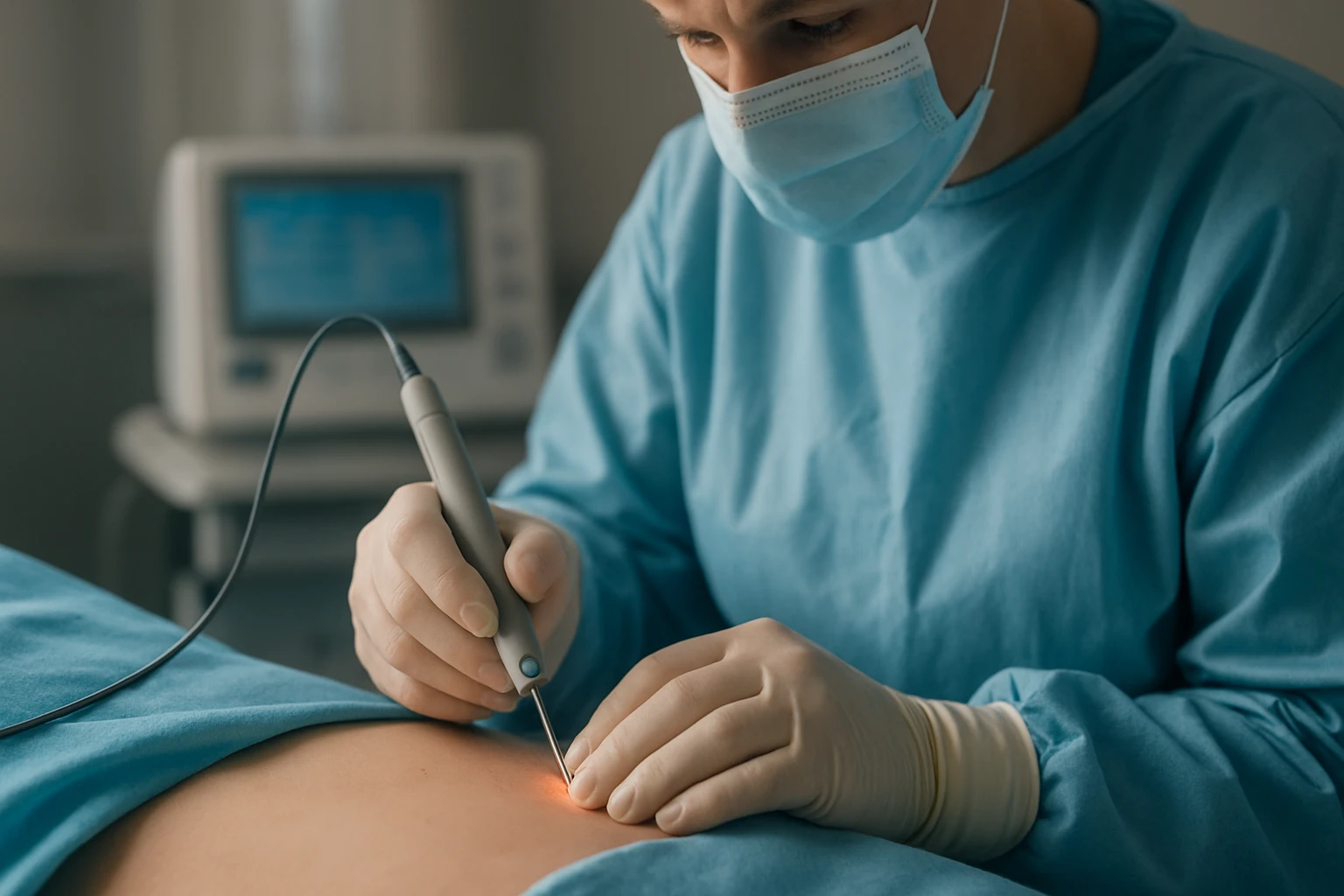 Eine Frau genießt frischen Salat aus einer weißen Schüssel in der Küche.
