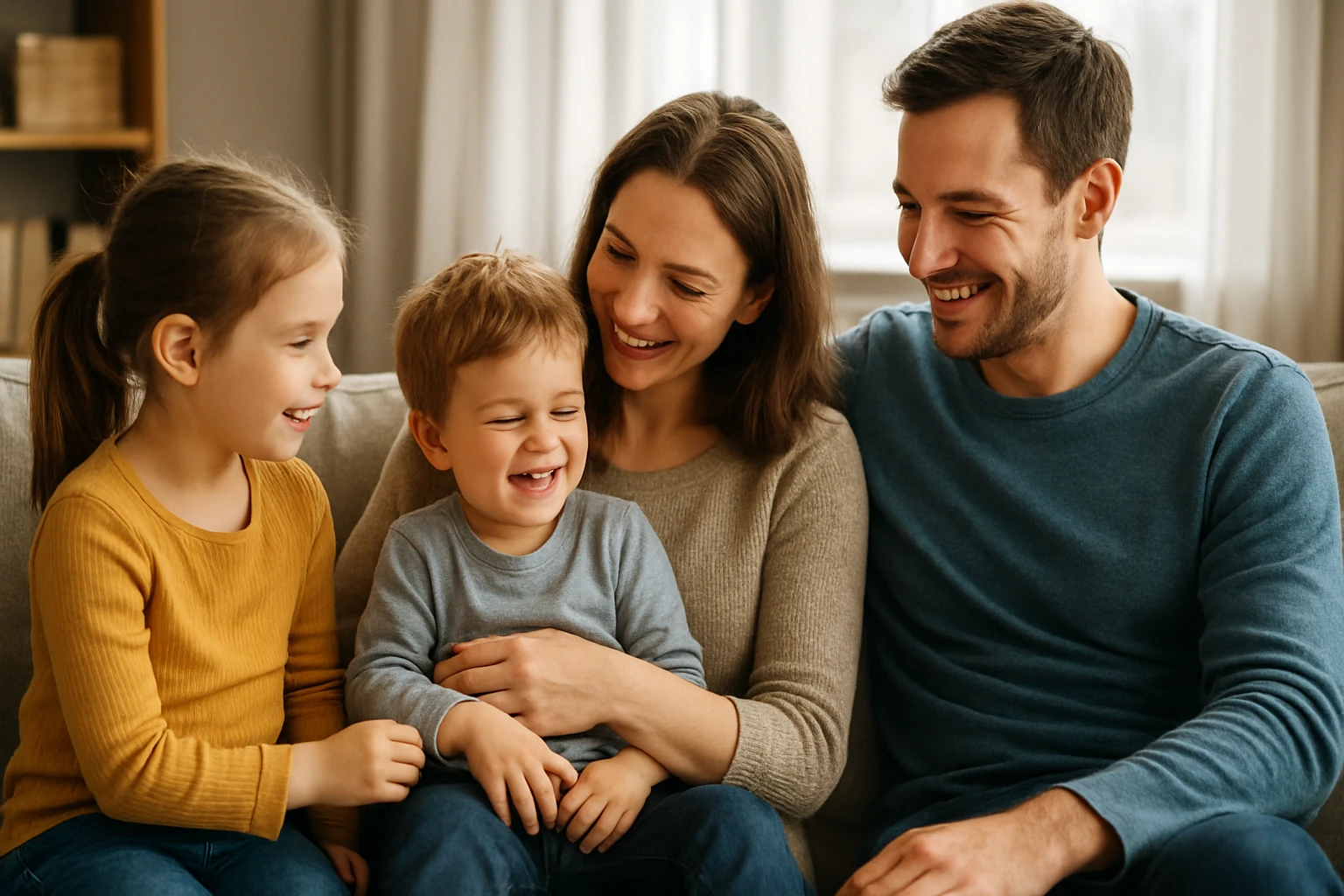 Eine Frau genießt frischen Salat aus einer Schüssel in ihrer Küche.