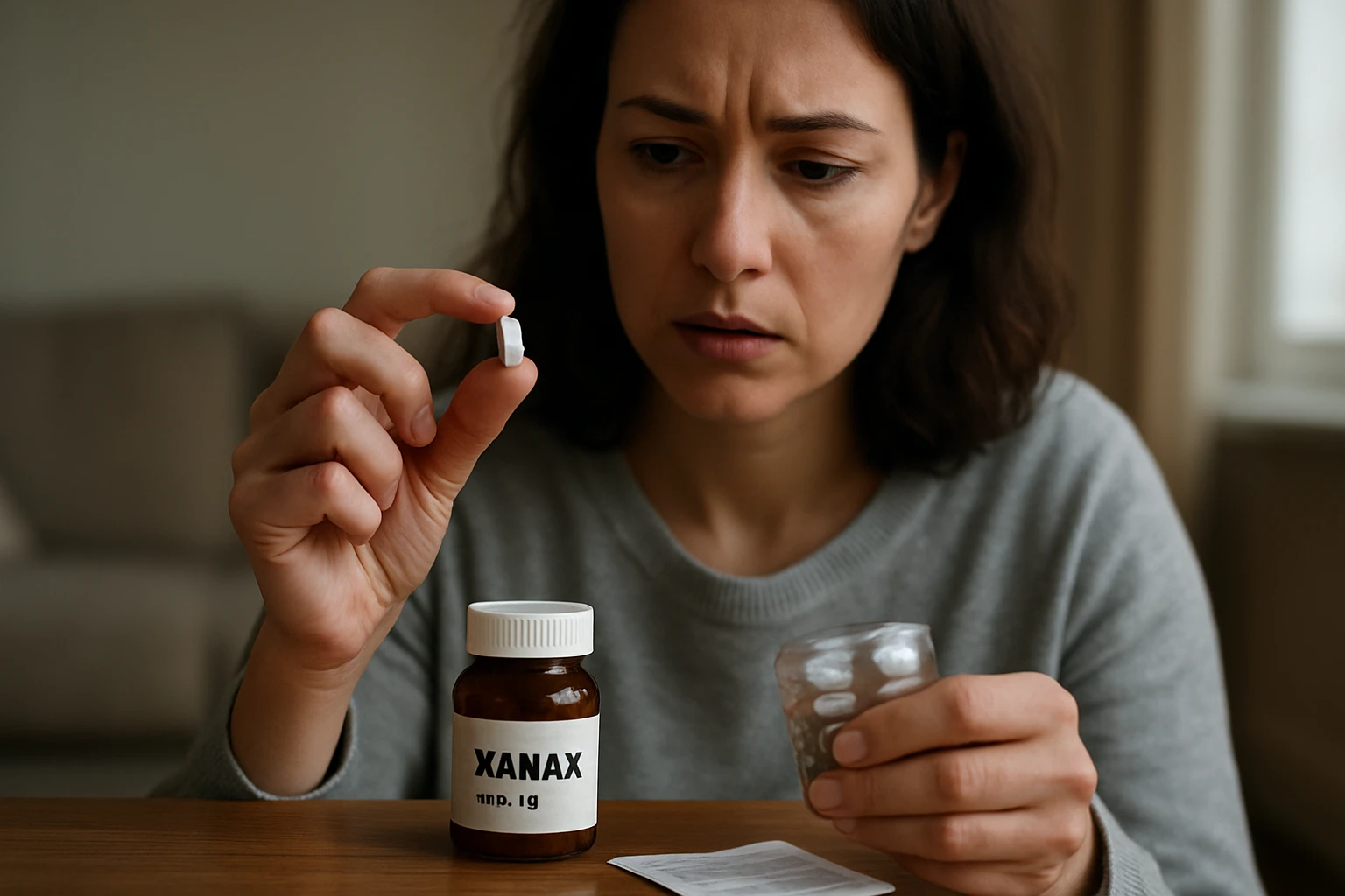 Ein Mann betrachtet einen modernen digitalen Wetterbildschirm mit 21 Grad.