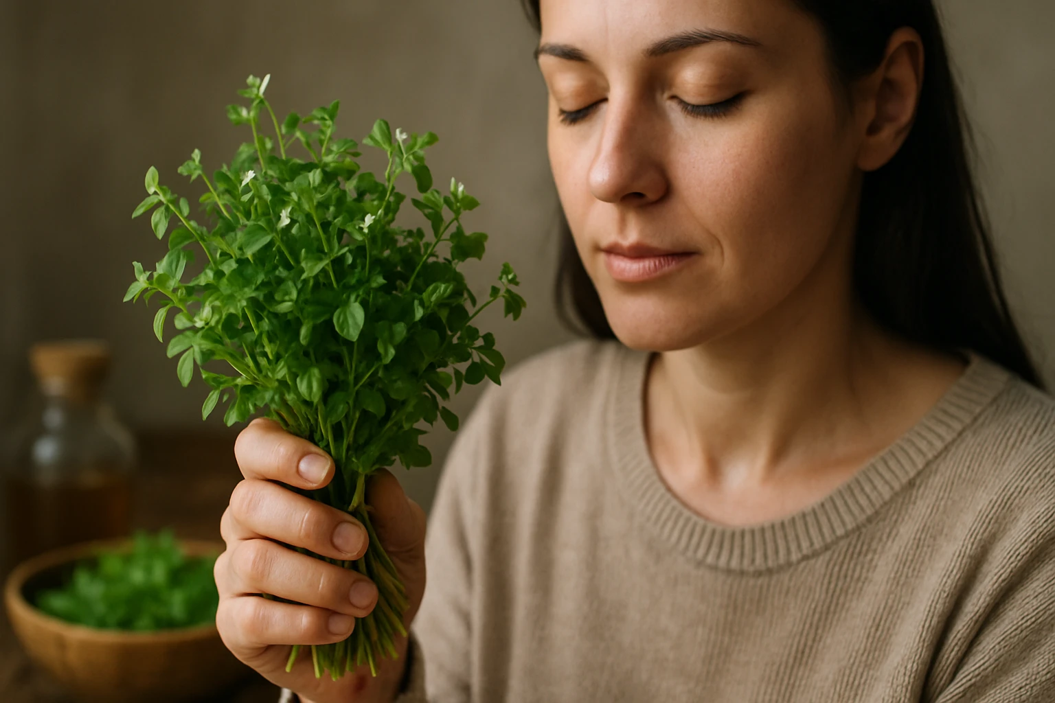 Ein Mann arbeitet konzentriert an einer Holzfräse in einer Werkstatt.