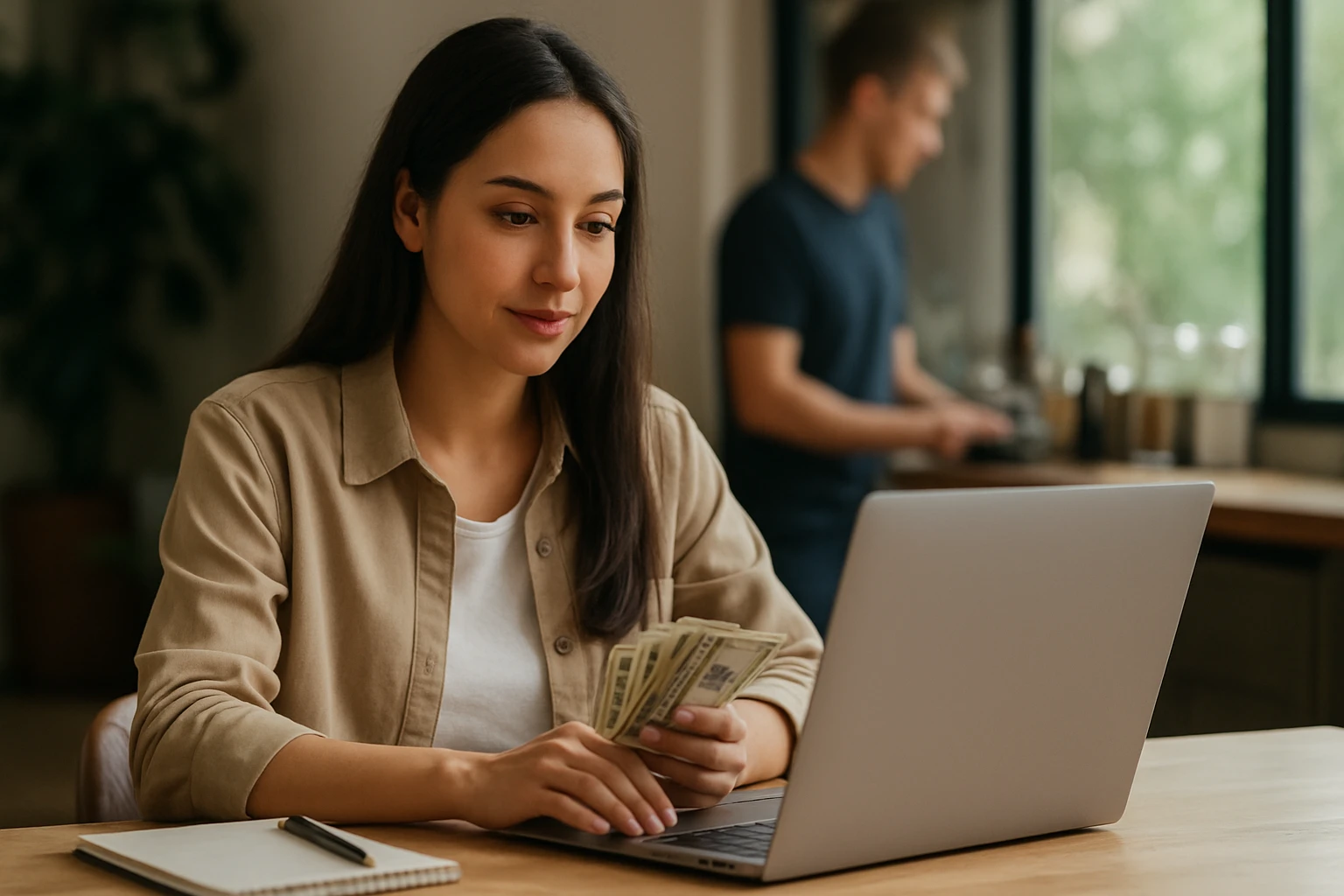 Ein muskulöser Mann mischt Proteinpulver in einen Shaker im Fitnessstudio.