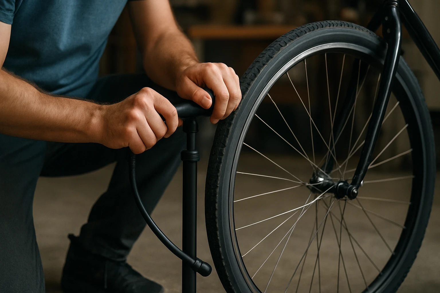 Ein Mann im Fitnessstudio hält sich den Bauch und sieht schmerzhaft aus.