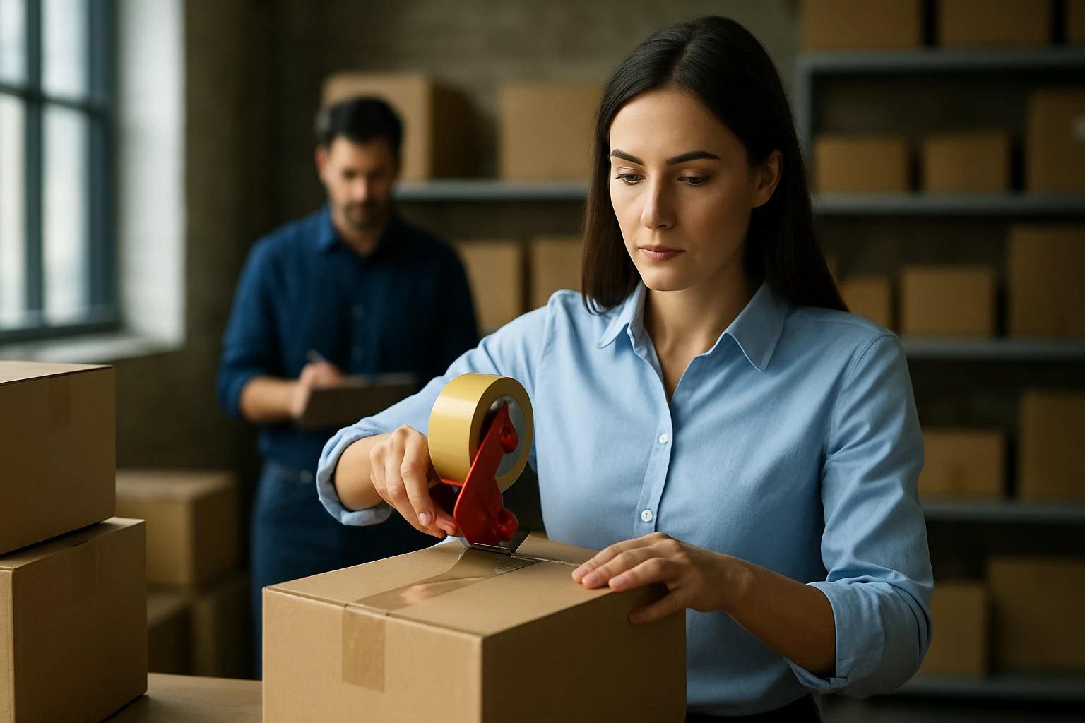 Ein Mann bindet seine Sportschuhe auf einem Weg in einem Park.