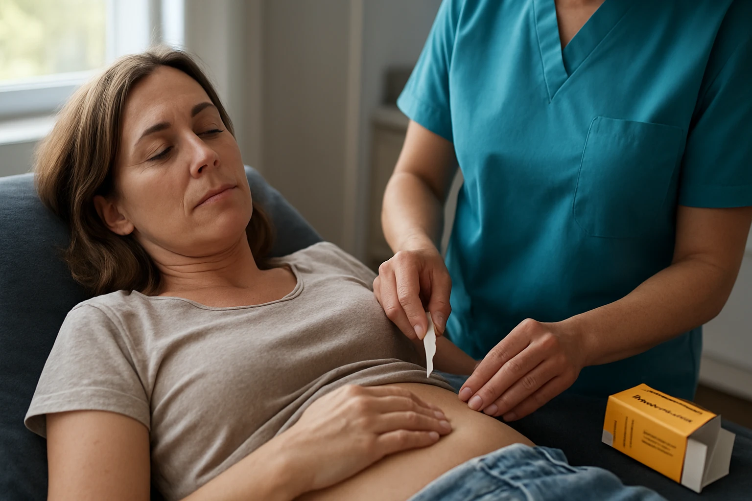 Ein Techniker arbeitet an einer elektrischen Schaltung mit Drähten und einer Spule.