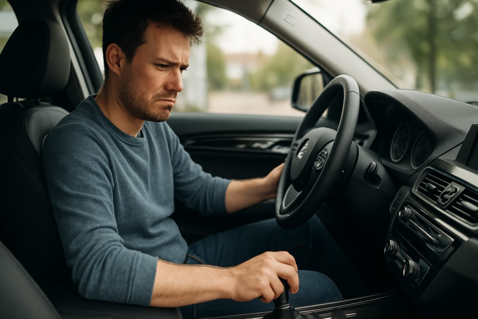 Ein Techniker arbeitet an einer elektrischen Schaltung mit Drähten und einer Spule.