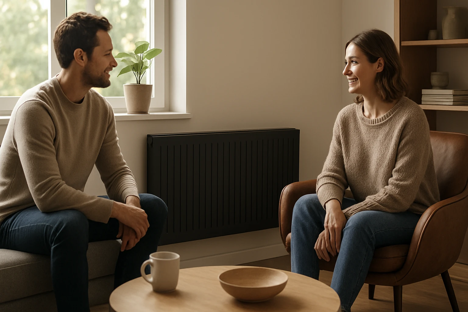 Ein Techniker arbeitet sorgfältig an einer elektrischen Schaltung mit Drähten und einer Spule.