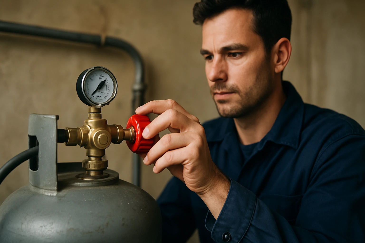 Ein Techniker arbeitet an einer elektrischen Schaltung mit Drähten und einer Platine.