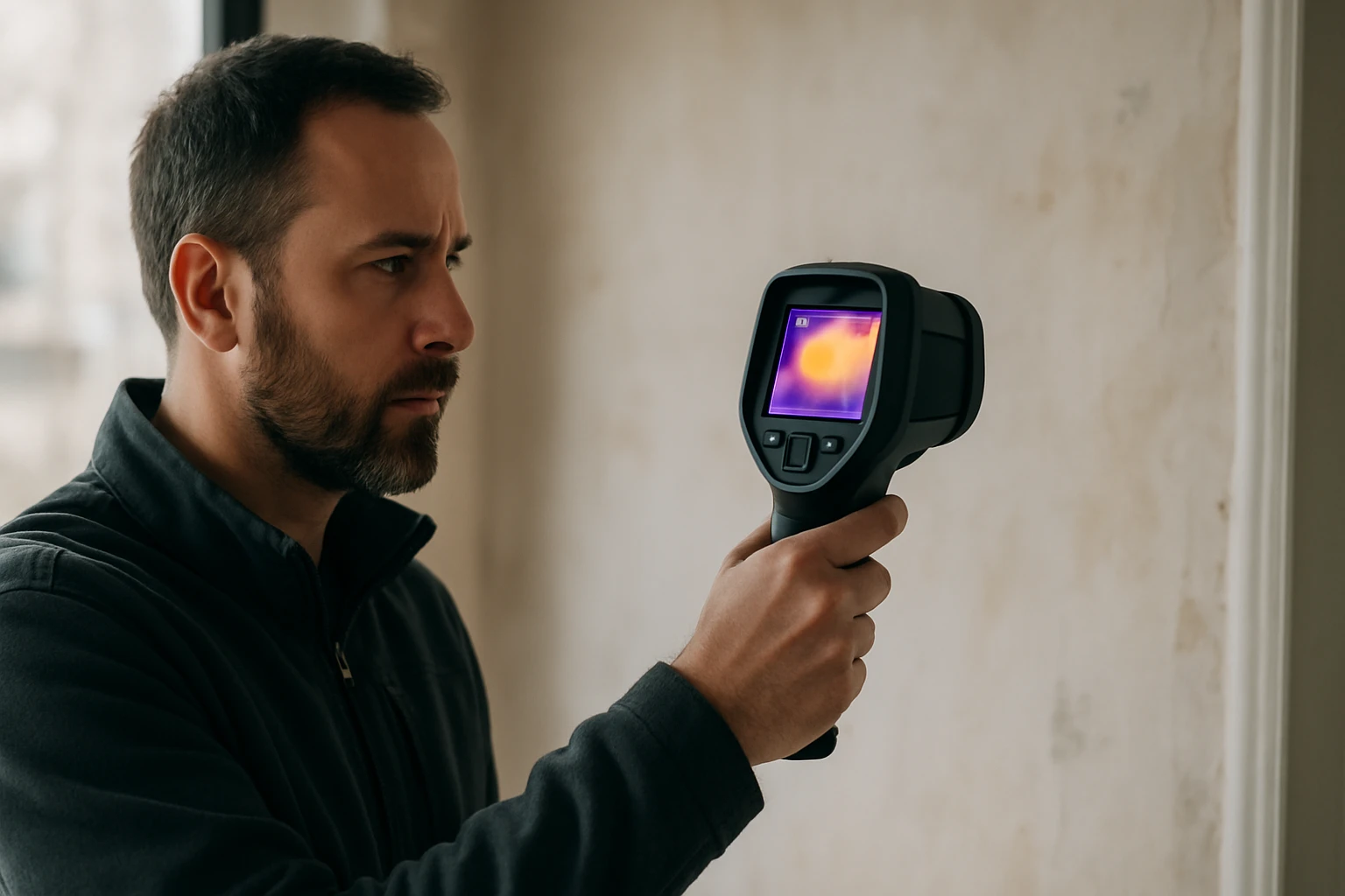 Eine Frau trinkt Wasser aus einem Glas, während sie am Tisch sitzt.