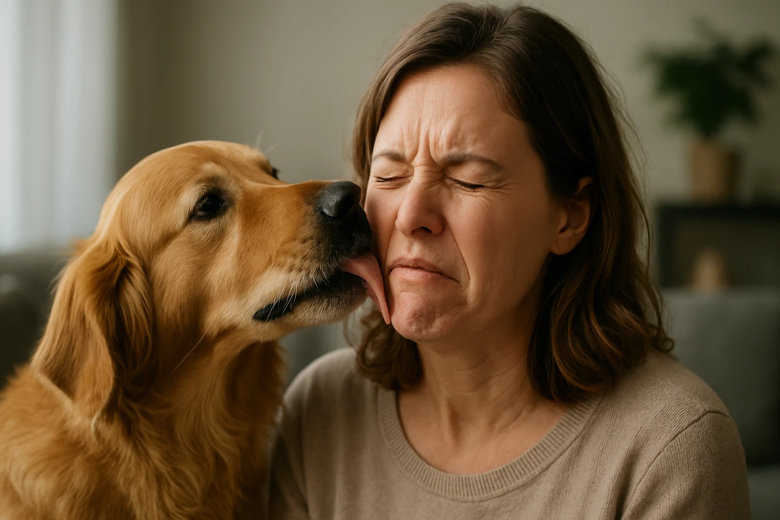 Eine Frau erhält eine gelbe Kapsel aus der Hand eines Mannes.