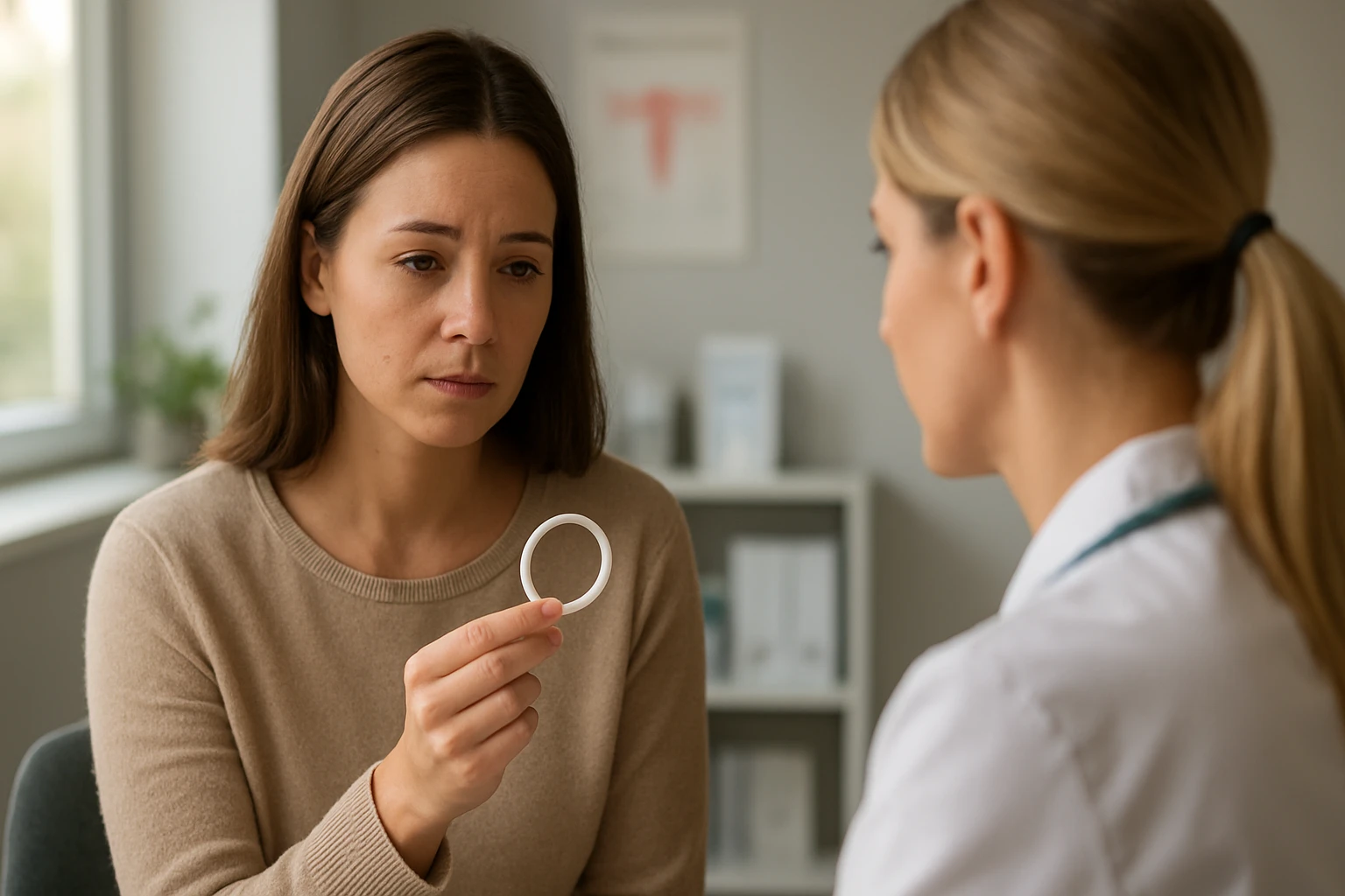 Eine Familie mit zwei Kindern schaut gemeinsam auf ein Smartphone.