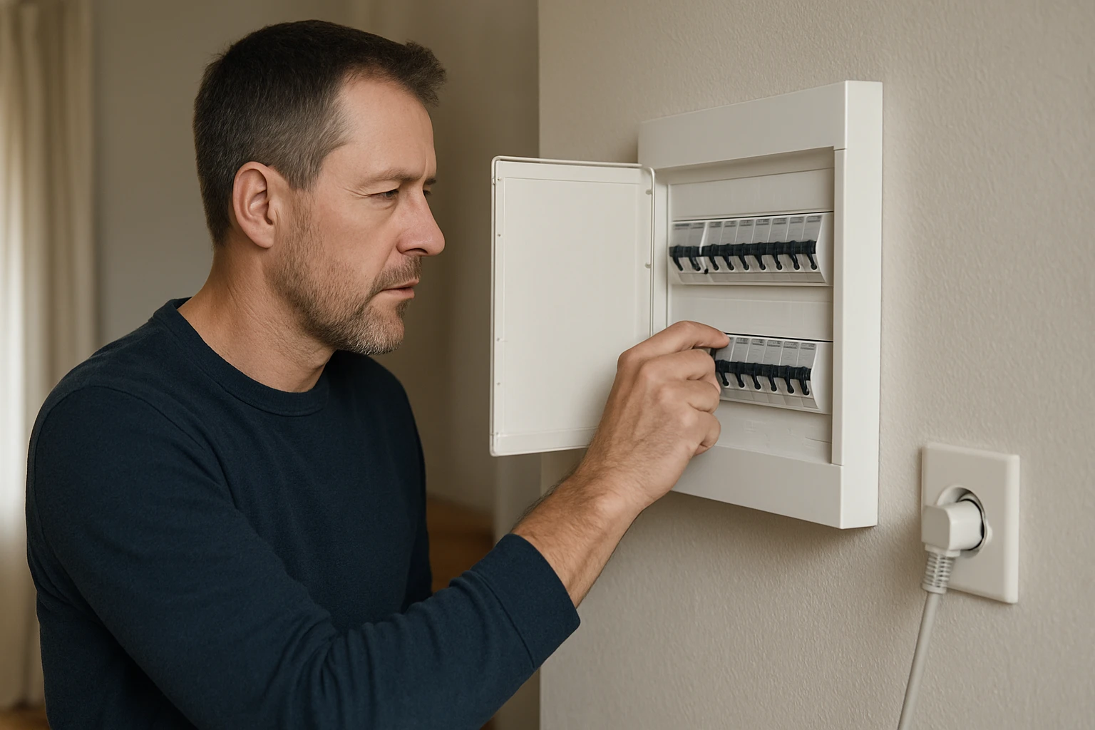 Eine Frau sitzt im Freien und lächelt, während sie Kastanien und Öl betrachtet.