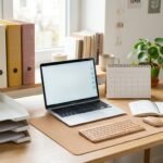 Praktische Ordnungssysteme für Schüler und Studierende mit Papierunterlagen und digitalen Dateien