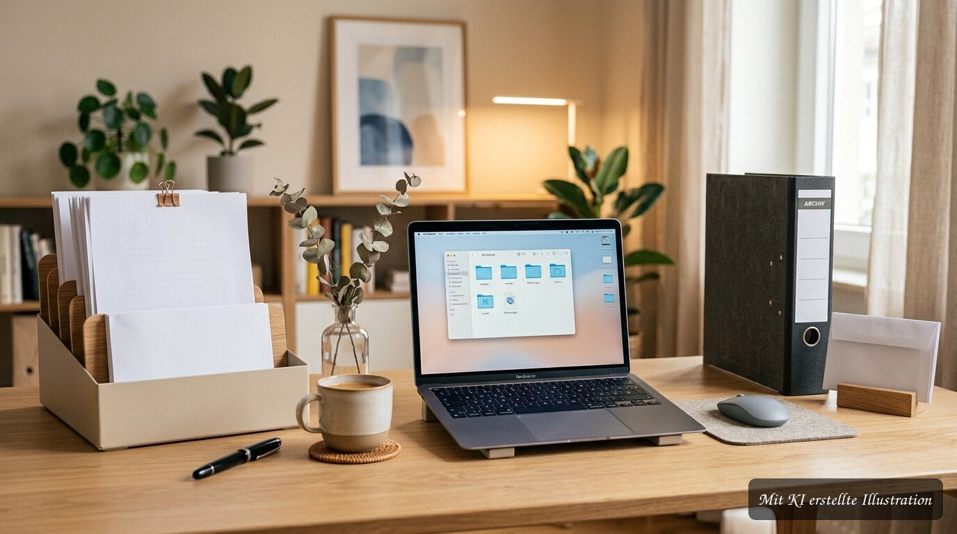 Sechs praktische Lösungen zur übersichtlichen Archivierung wichtiger Dokumente im Büro und Zuhause