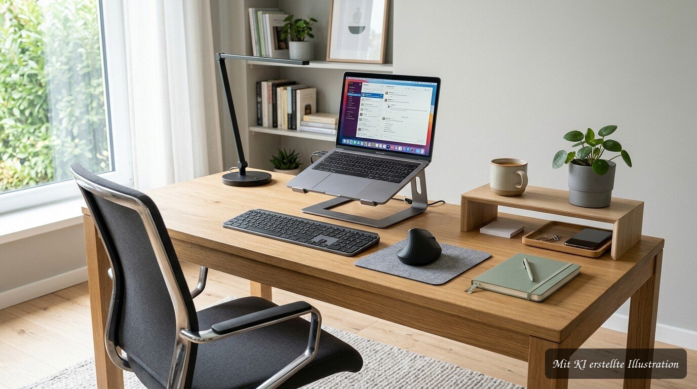 Moderne Schreibtischhelfer für einen ergonomischen und organisierten Arbeitsplatz