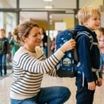 Korrekt sitzende Schultasche mit gepolsterten Trägern für bequemes Tragen