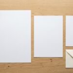 DIN A4, A5 und A6 Papierformate übersichtlich nebeneinander dargestellt